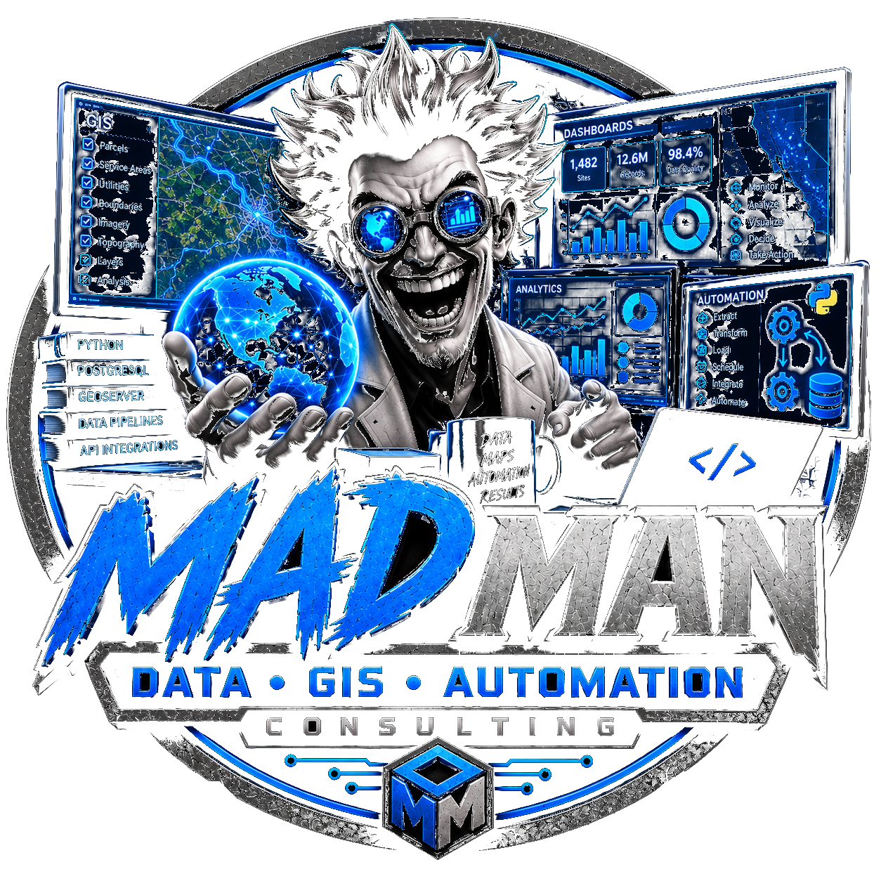 Mad Man Data logo