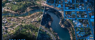 Aerial imagery turned into GIS data